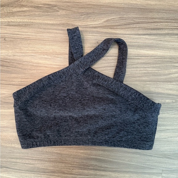 Beyond Yoga Spacedye Charcoal Strappy Sports Bra size M - Picture 3 of 5